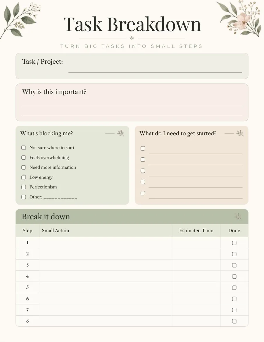 Task Breakdown